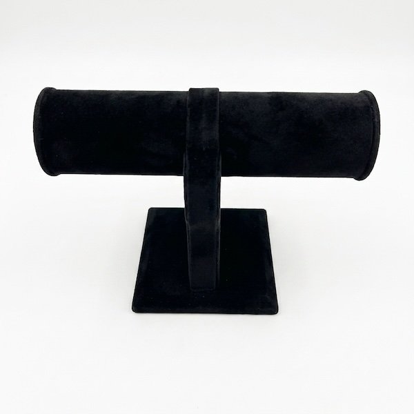 suede velvet t-bar bangle display stand