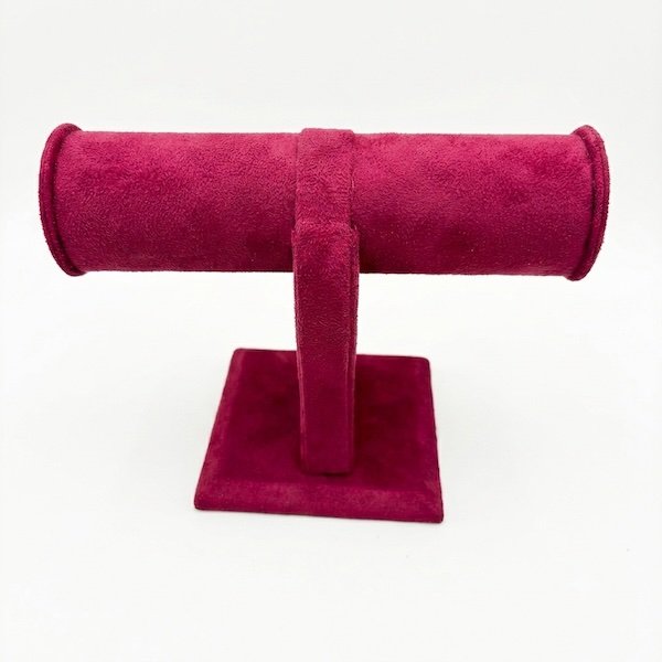 suede velvet t-bar bangle display stand