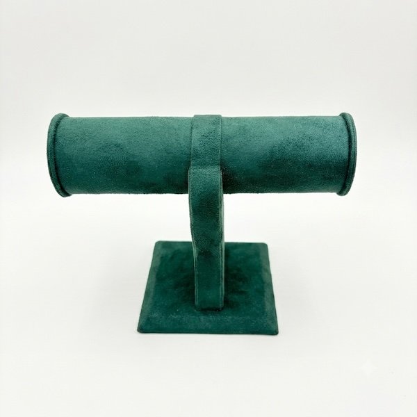 suede velvet t-bar bangle display stand
