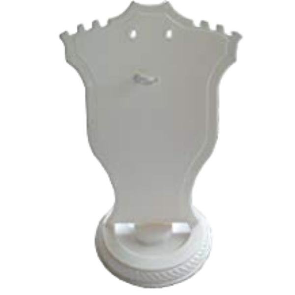 plastic pendant display stand with round base for jewelry showroom