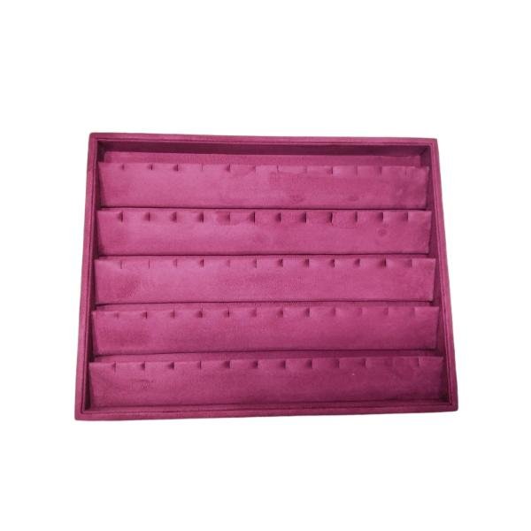 suede velvet tops jewellery tray
