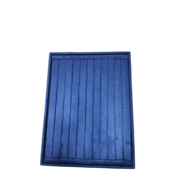 suede velvet ring display jewellery tray