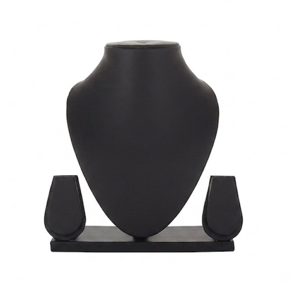Leatherette Necklace Display Stand | Jewelry Bust Display Holder