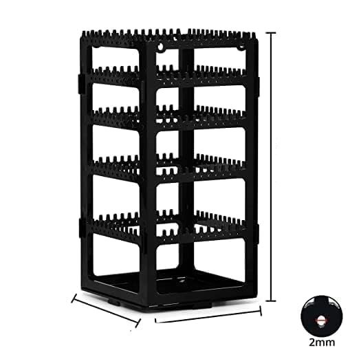 360° Rotating Earring Display Stand | Plastic Jewelry Organizer