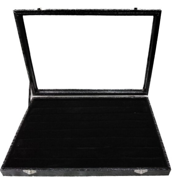 Wooden Ring Display Storage Box – 100 Rings | Jewelry Stock Organizer Case