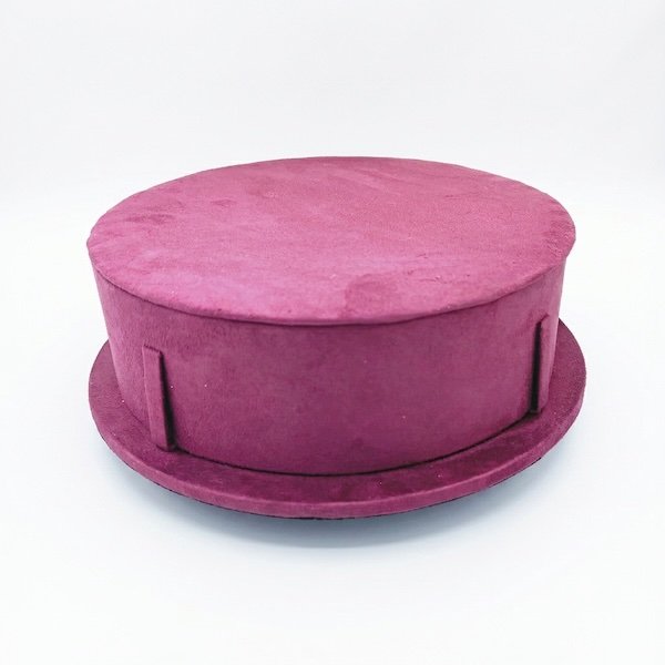 Premium Suede Velvet Bridal Kamar Patta Display Stand | Round Bridal Waist Belt Jewelry Display
