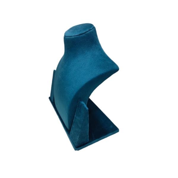 Elegant suede velvet necklace holder display
