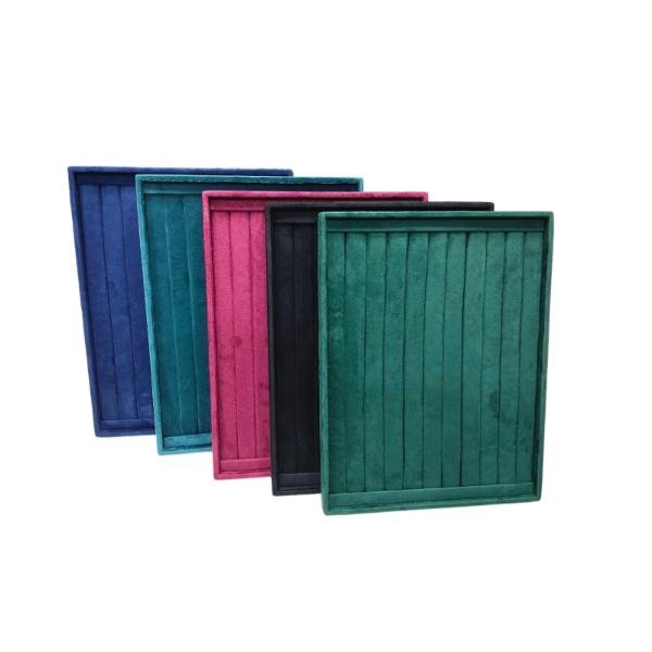 Jewellery Tray | Suede Finger Ring Display Tray